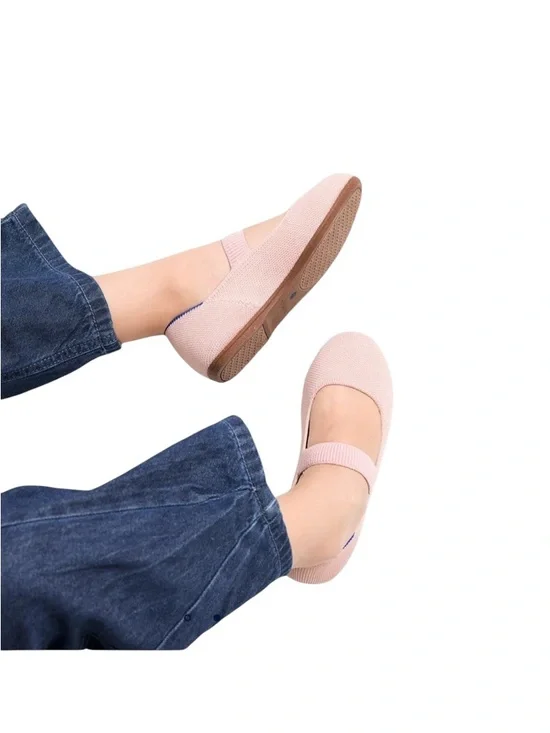 Rothy's The Kids Washable Recyled Mary Jane in Ballerina - Size 1 - Picture 6 of 10